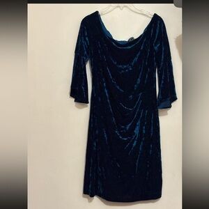 Ralph Lauren Midnight Velvet Dress